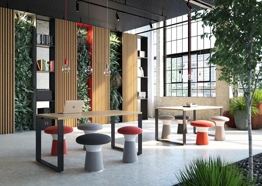 LD Seating Низкий табурет из ткани Funghi Funghi-n1 50/46 - Вид №6