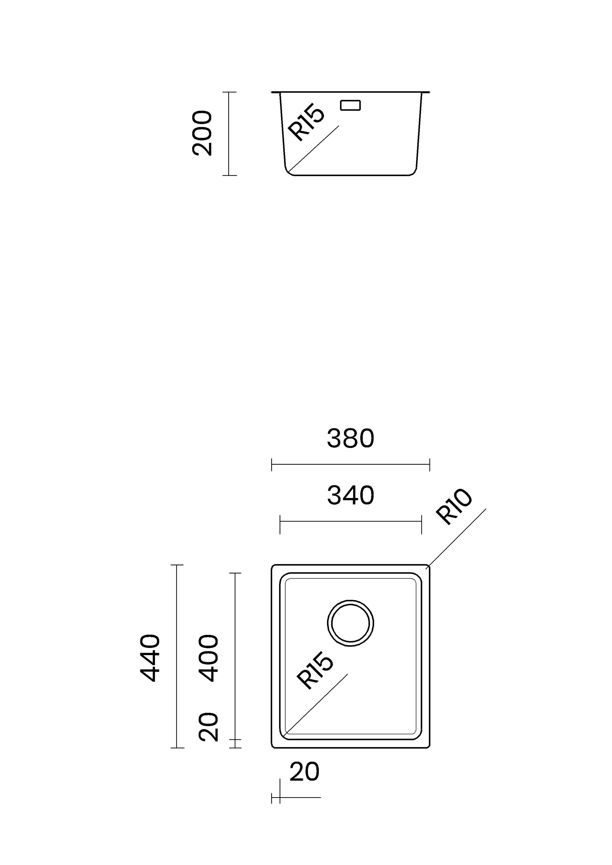 Раковина из нержавеющей стали TASCA Adria ARCH-00053981 - Вид №7