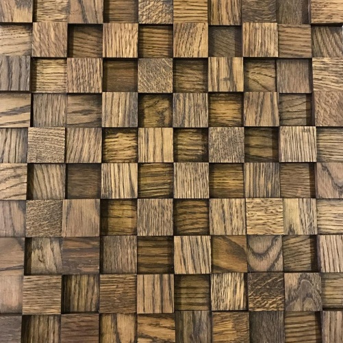 Мозаика и 3D панели из дерева Tarsi 3D 3d Венге 1.0.4.0 Дуб Селект 3д (мозаика панели), гладкая (3Д (мозаика панели), Гладкая) 300х300 мм 1401100055 - Вид №1