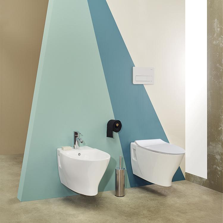 Набор Sanitana подвесной POP ART: чаша + крышка с механизмом (микролифт) S10078751000000;TN80001962600000 - Вид №1