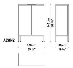 Maxalto Комод деревянный с распашными дверцами Mida sun-id-1420461 - Вид №3