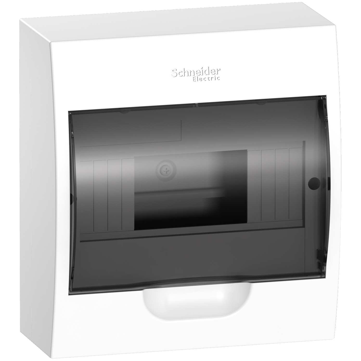 EZ9E108S2SRU Распределительный шкаф , 8 мод., IP40, навесной, пластик, прозрачная дверь Schneider Electric Easy9 