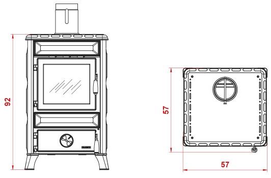 PALAZZETTI Дровяная печь из чугуна класса а sun-id-1446852 - Вид №4