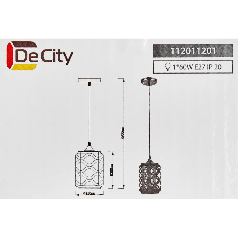 Подвесной светильник De City Соло с золотистым стеклянным плафоном 88038441 STLM-0931620 - Вид №10