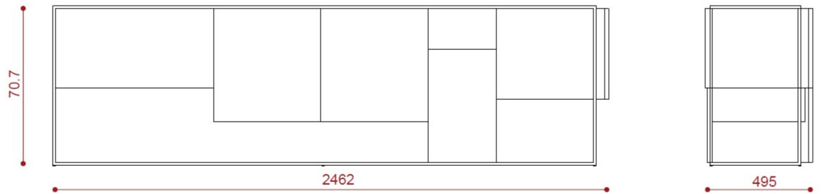 Moca Буфет лакированный с распашными дверцами sun-id-1430209 - Вид №5