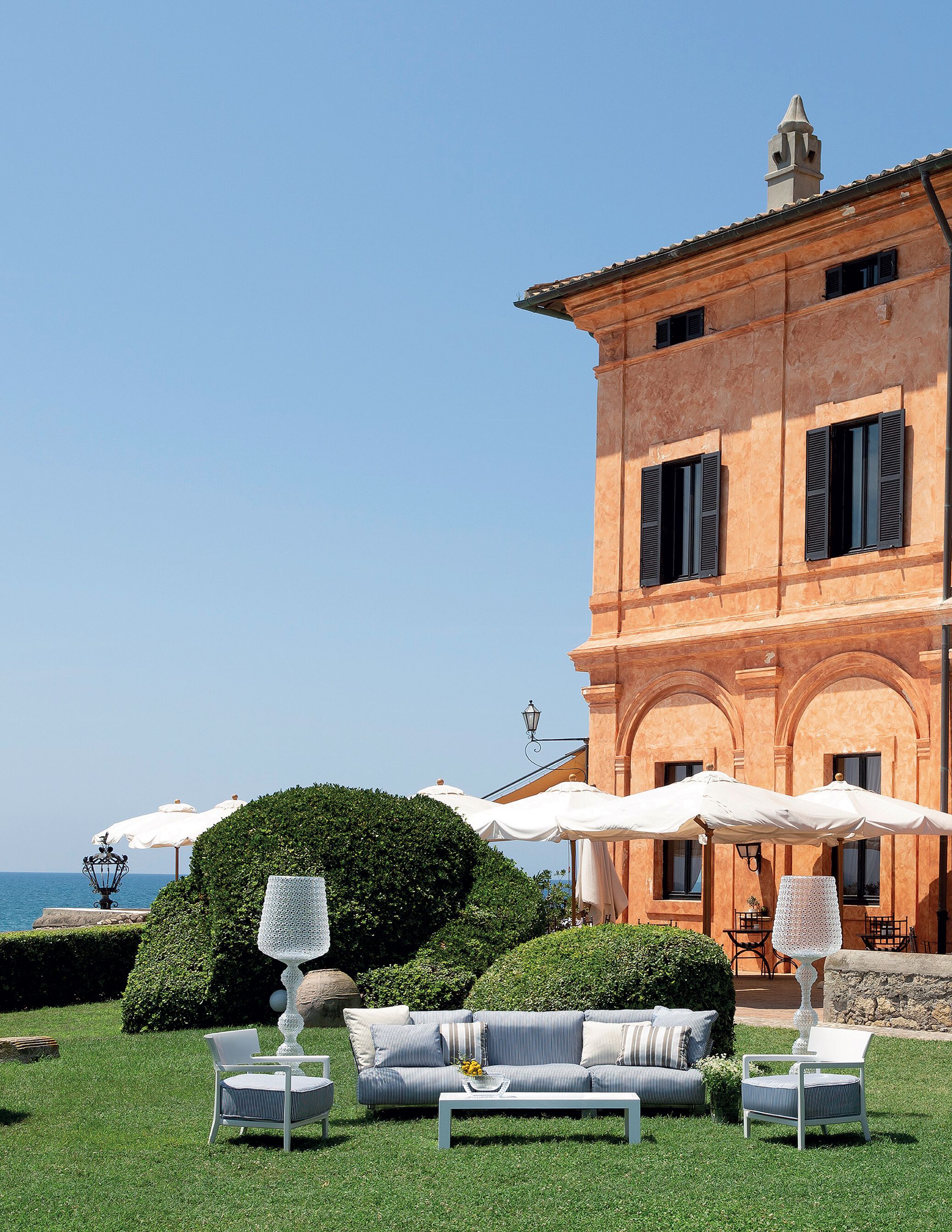 Sunbrella® 3-местный съемный садовый диван Kartell POP OUTDOOR ARCH-00137585 - Вид №2