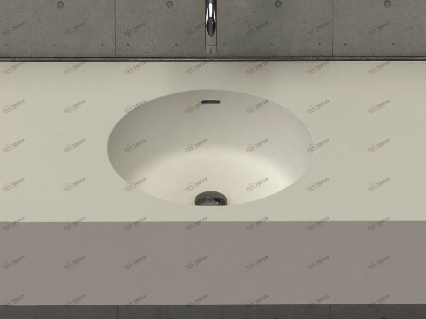 Crldk Подвесная раковина настенная овальная MOMA Design  белая 