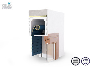 Сборный мусорный контейнер для рольставней