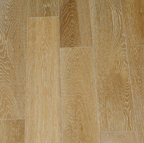 Массивная доска Magestik floor С покрытием Беленый Дуб с брашью (Текстурированная) 300-1800х125 мм MGK Magestic floor 2600300186 - Вид №1