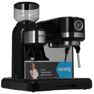 9234620 Кофеварка рожковая Korting KCM 1015 N Ottimo черный