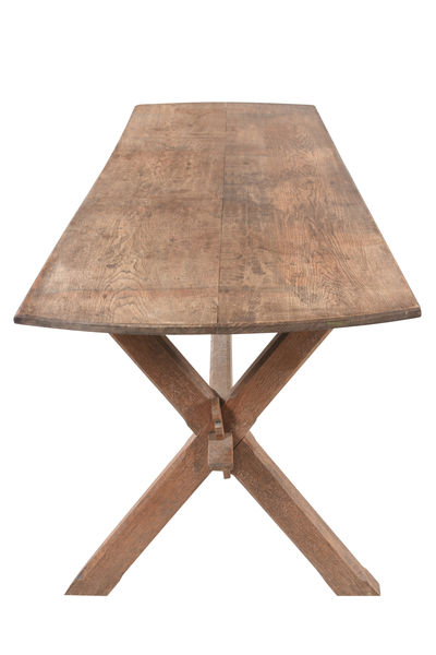 SOR27397 Oak Trestle основной консольный стол ijlbrown  - Вид №2