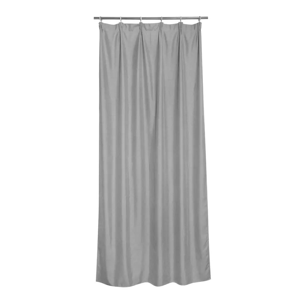 Штора на ленте Inspire Vieste 160x280 см цвет серый 88311135 STLM-2005422 