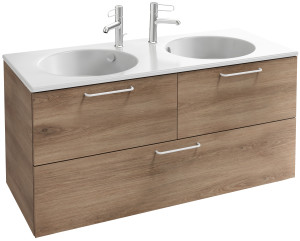 EB2545-R6-N14 Тумба под столешницу 120 см, 3 ящика, белая ручка JACOB DELAFON ODÉON RIVE GAUCHE