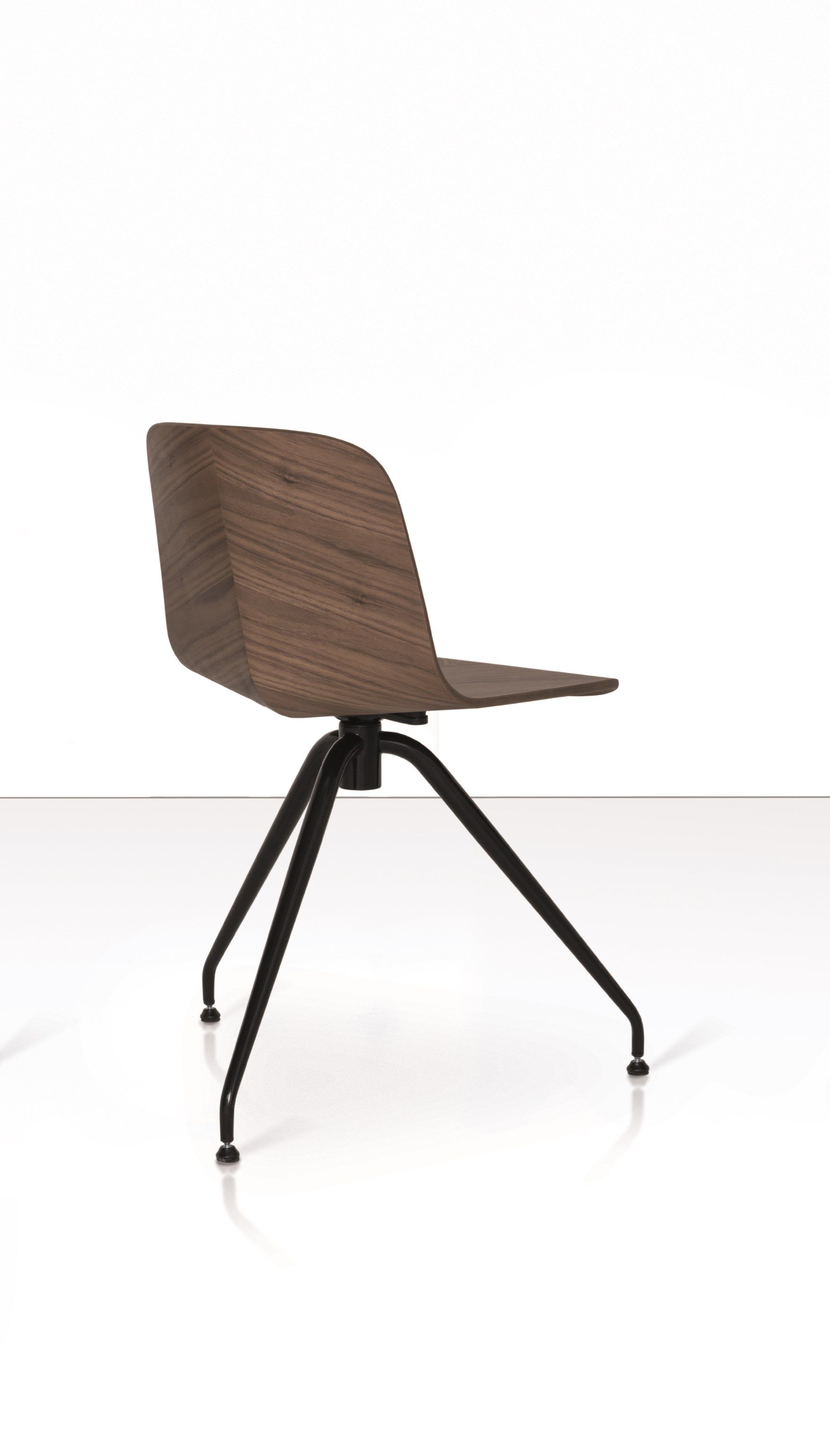 Стальной и деревянный поворотный стул PIAVAL Herringbone-Contract ARCH-00088864 - Вид №1