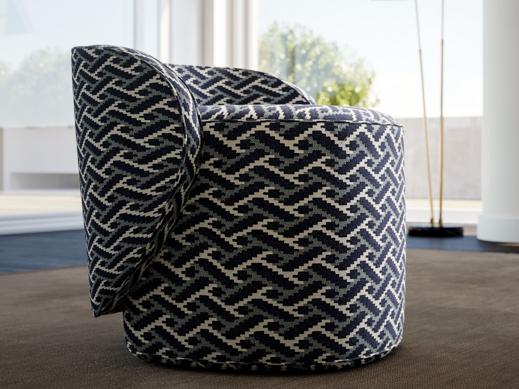 Тканевый мягкий стул Liu Jo Living Collection ARCH-00001348 - Вид №3