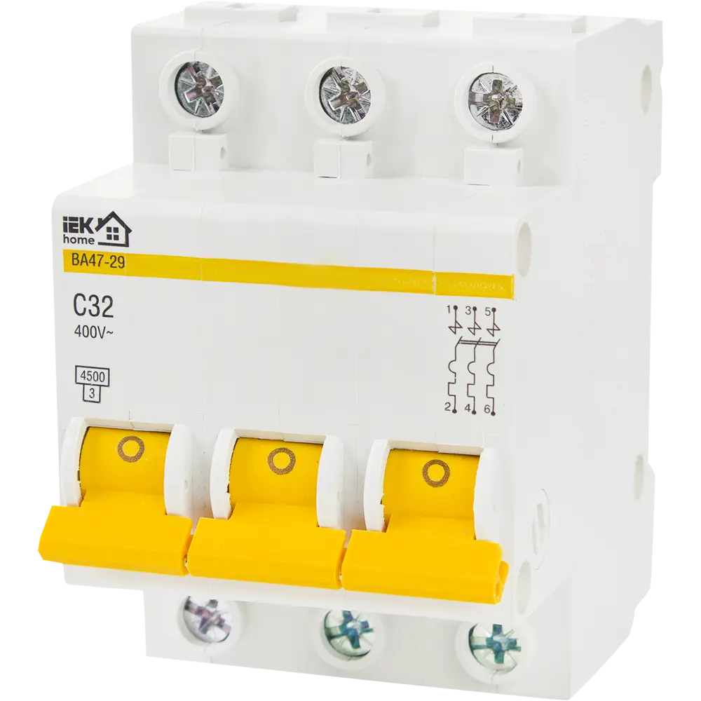 Автоматический выключатель IEK Home ВА47-29 для защиты электросетей 18072467 STLM-0009411