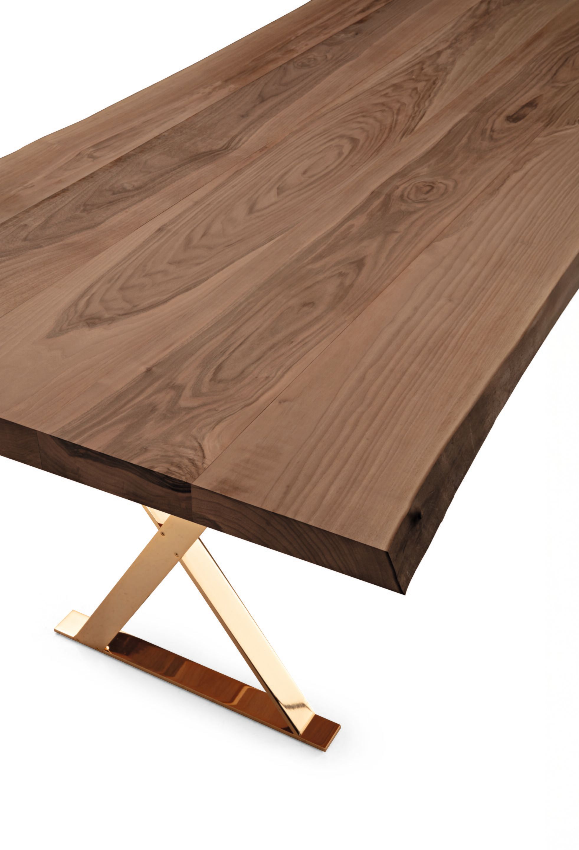 Прямоугольный стол с столешницей из массива грецкого ореха Maxalto пафос ARCH-00000996 - Вид №1