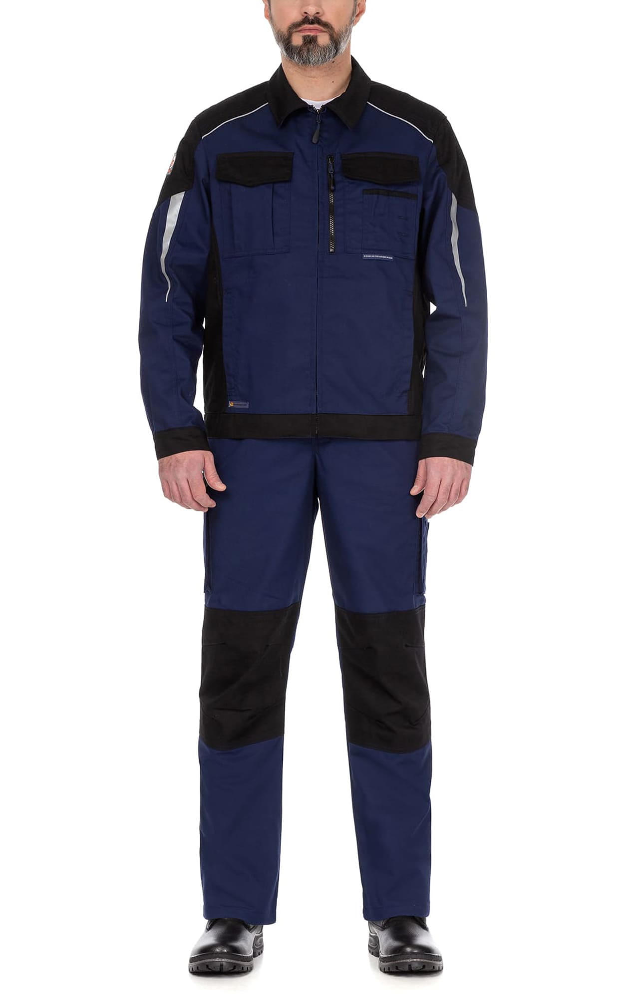 64618 Костюм  NEW 2 темно-синий с черным STATUS  Летняя спецодежда  размер 48-50/170-176  - Вид №19