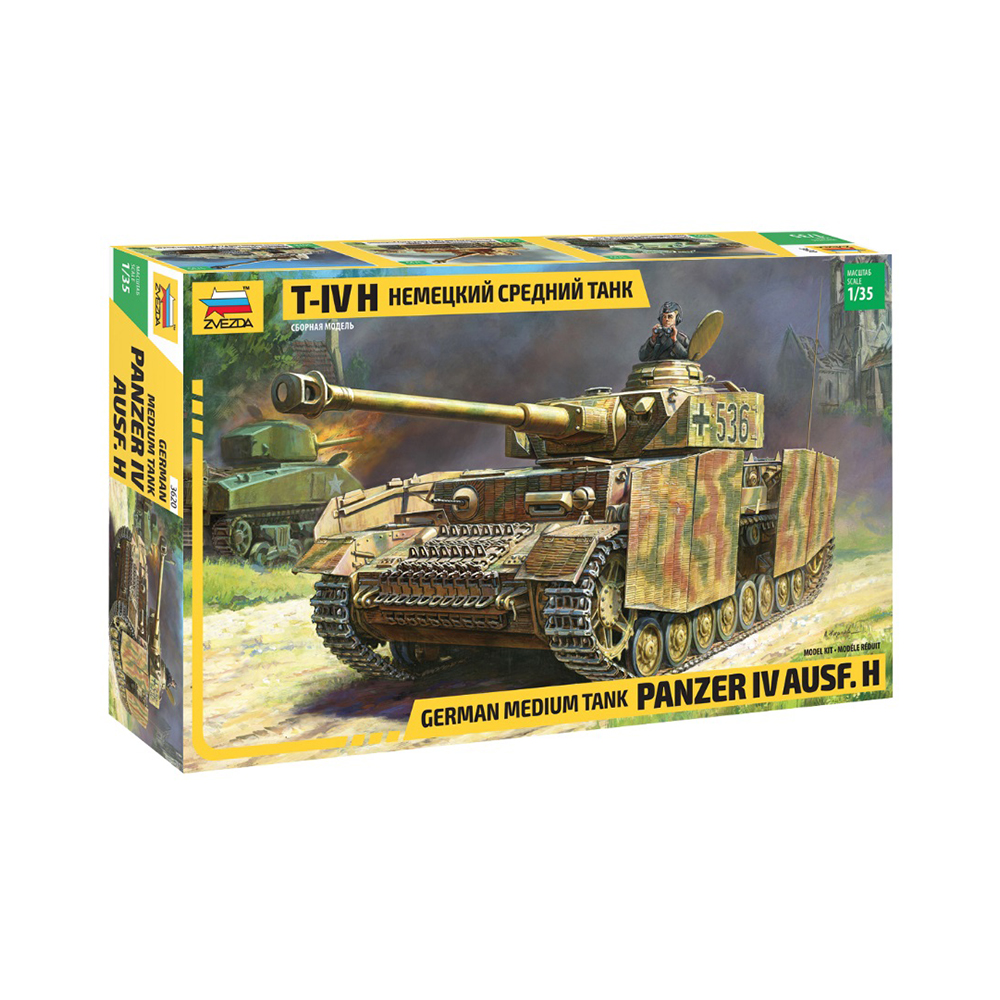 3620 Модель сборная Немецкий средний танк T-IV (H) 1/35 ZVEZDA 