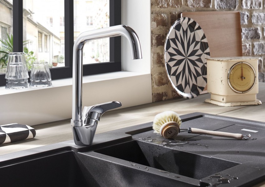 E75770-CP Смеситель для кухни, донный клапан Jacobdelafon BRIVE Santreyd - Вид №1