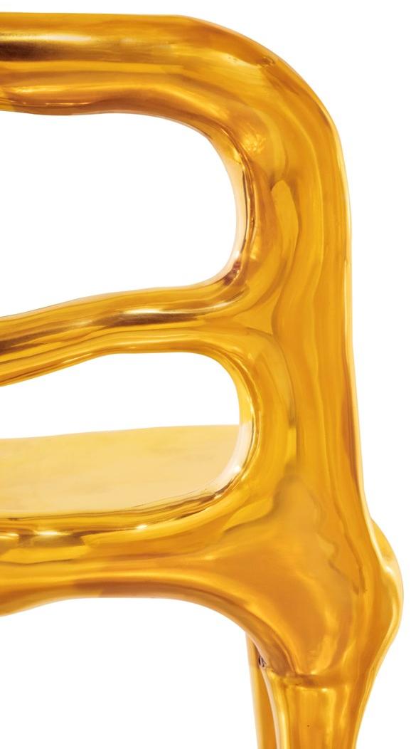 Scarlet Splendour Стул из латуни Fools' gold sun-id-1428062 - Вид №5