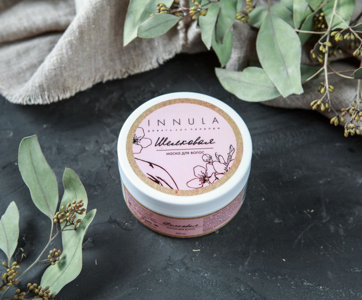 5894 Маска для волос "Шелковая" Вкусляндия 