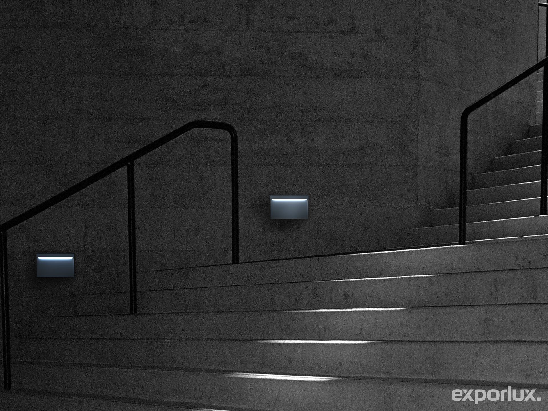 Термокрытая алюминиевая светодиодная наружная настенная лампа Exporlux GOLD PA ARCH-00028838 - Вид №4