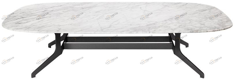 HC28 Cosmo Низкий прямоугольный журнальный столик из металла Grantorino 41c024 / 41c025