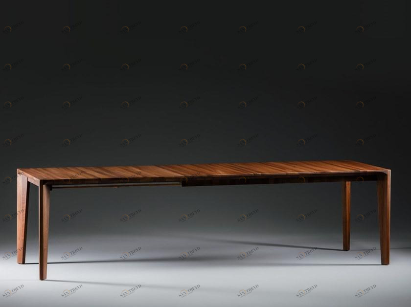 Artisan Раздвижной обеденный стол из массива дерева Hanny Dtha1xxyy 