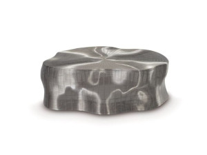 Низкий журнальный столик из нержавеющей стали