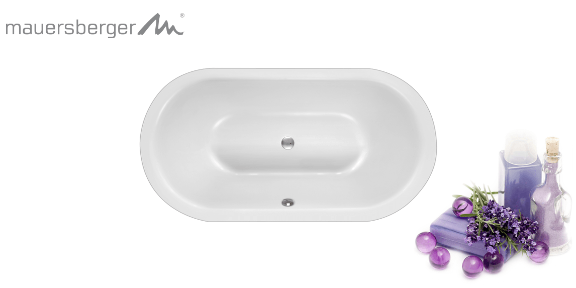 Mauersberger Ванна минеральная овальная 180x80 TERES 6018080501 - Вид №1