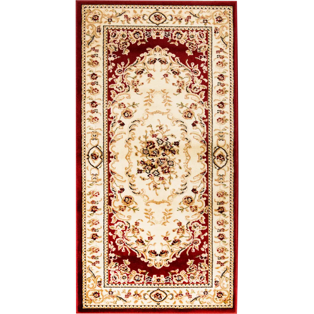 Ковер полипропилен Fortune L006B 60x100 см цвет красный 82183592 STLM-2029047 MERINOS 