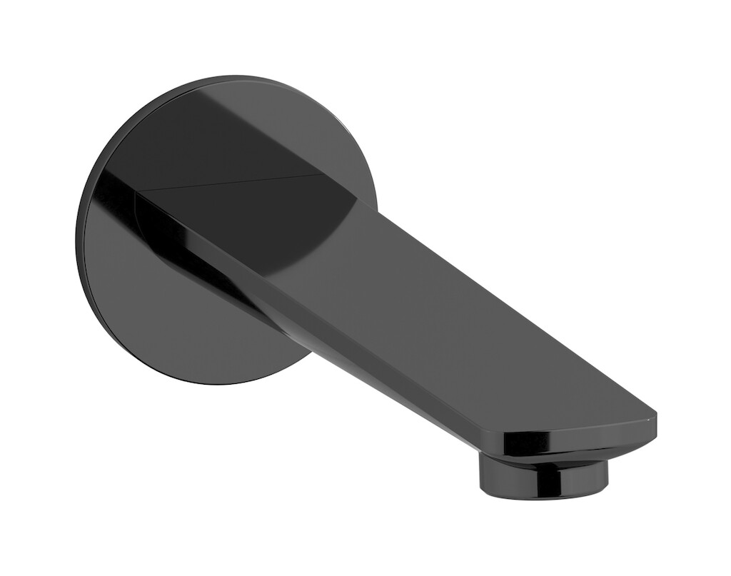 Настенный излив для ванны WE ARE IB c6327cf_23 Black Chrome C-67