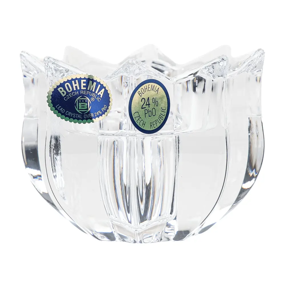 Подсвечник Bohemia Crystal Тюльпан 7.5x7.5 см STLM-2167595 - Вид №3