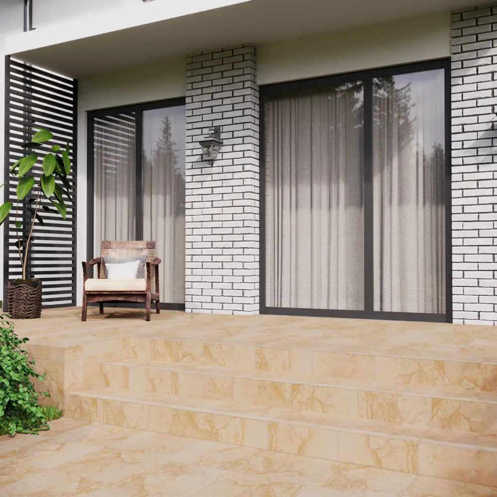 Santreyd Ступень EcoRelief ER01 30×30 см - керамогранит под состаренный камень 12799526 STLM-0002408 - Вид №4