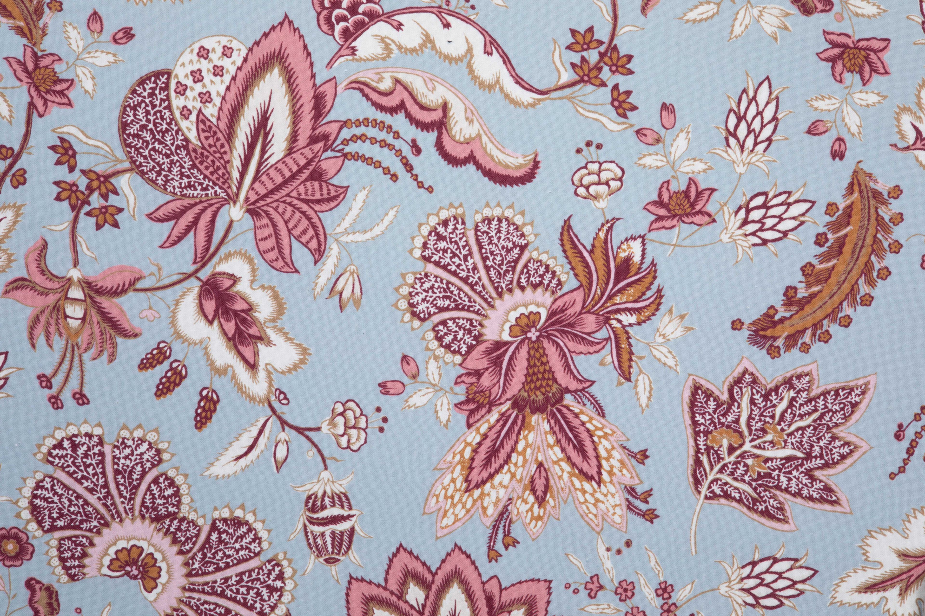 Хлопчатобумажная ткань с цветочным рисунком LELIEVRE Quenin-Belle Époque ARCH-00020380 - Вид №16