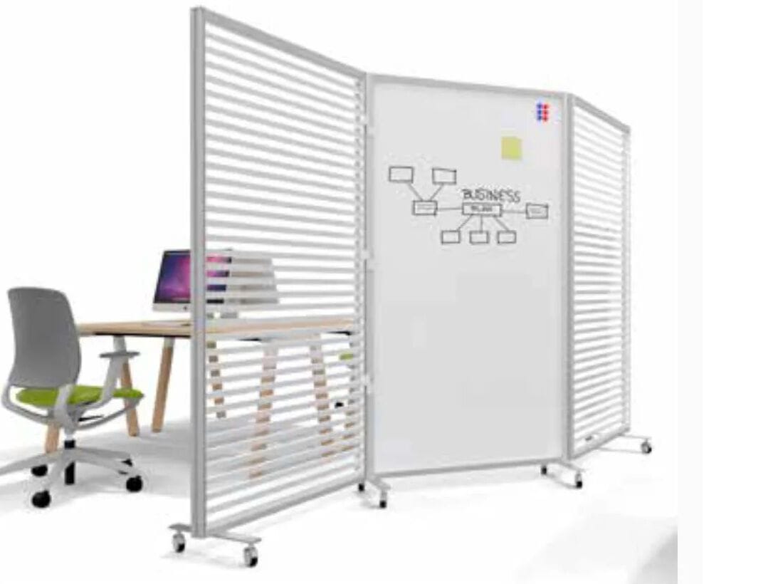 Закрывающаяся офисная перегородка с колесами STUDIO T Twist ARCH-00119694 - Вид №10