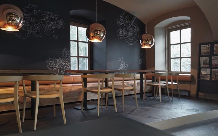 Andreu World Деревянный стул со встроенной подушкой Carola So0903 - Вид №1