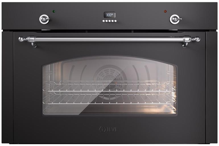 Ilve Многофункциональная встраиваемая духовка из нержавеющей стали Nostalgie Ov90sne3 Santreyd - Вид №3