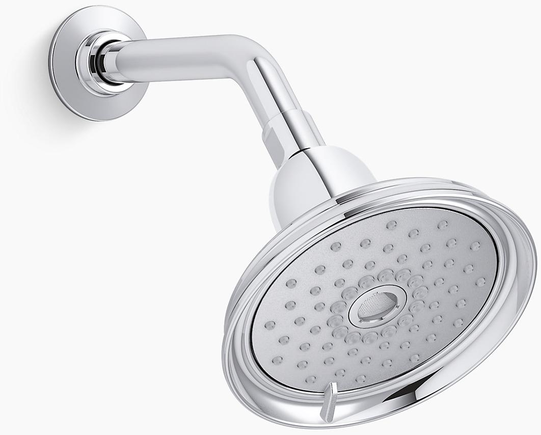 KOHLER Многофункциональная душевая лейка Bancroft 2,5 галлона в минуту с технологией всасывания воздуха Katalyst K-22167-PB  - Вид №1