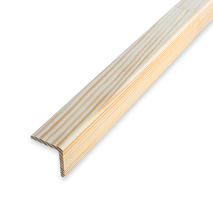 84688465 Уголок плоский деревянный сращенный равнобокий 30х30х1000 мм Сосна Экстра STLM-0053718 Santreyd