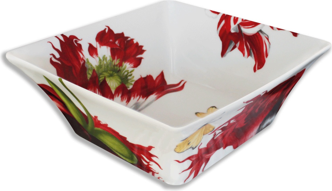 10662273 Taitu Салатник квадратный Taitu "Эмоции" 14,5см Фарфор 