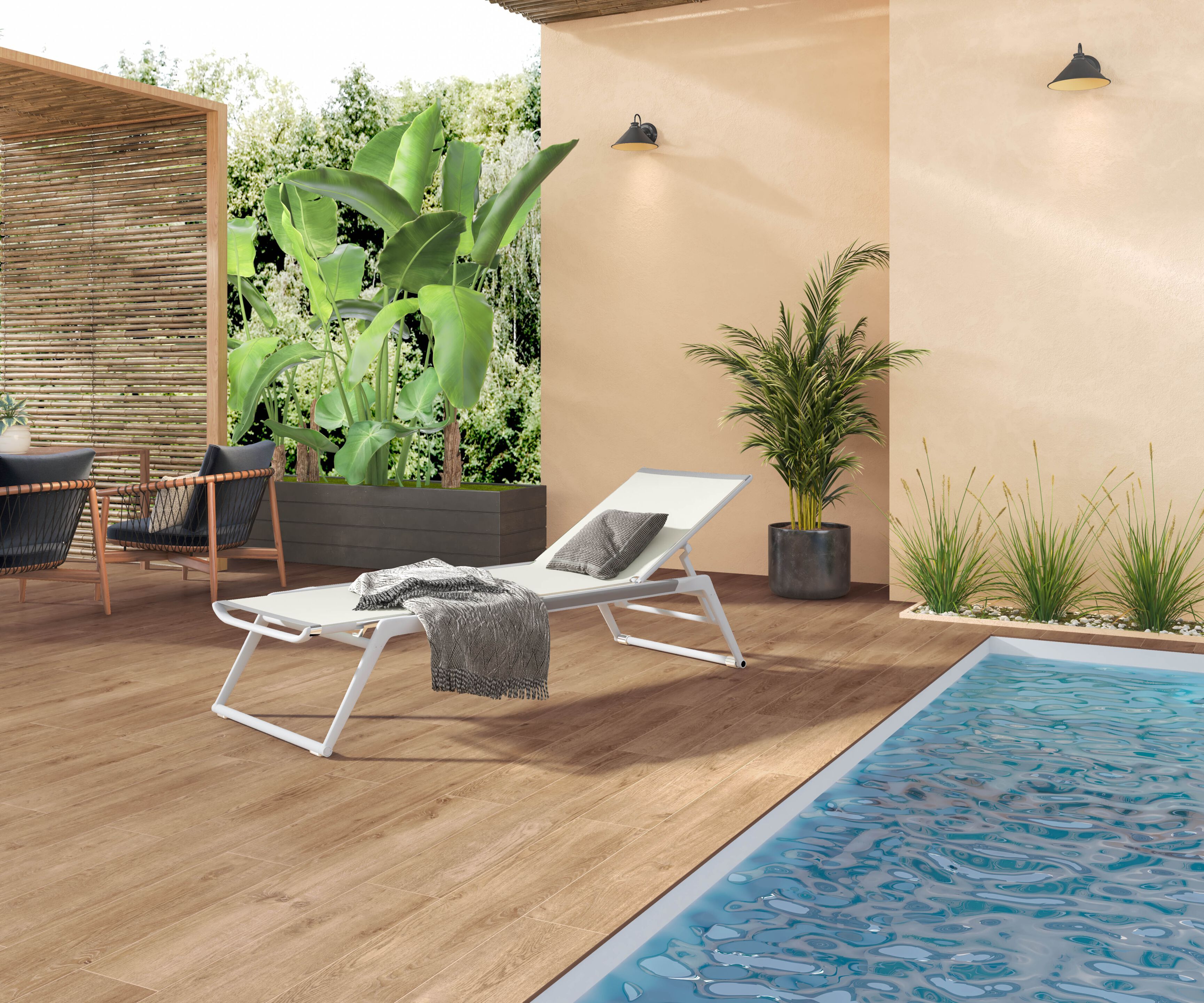 Пол из керамогранита для внутреннего и наружного применения под дерево Kaleseramik плитка ARCH-00017704 - Вид №2