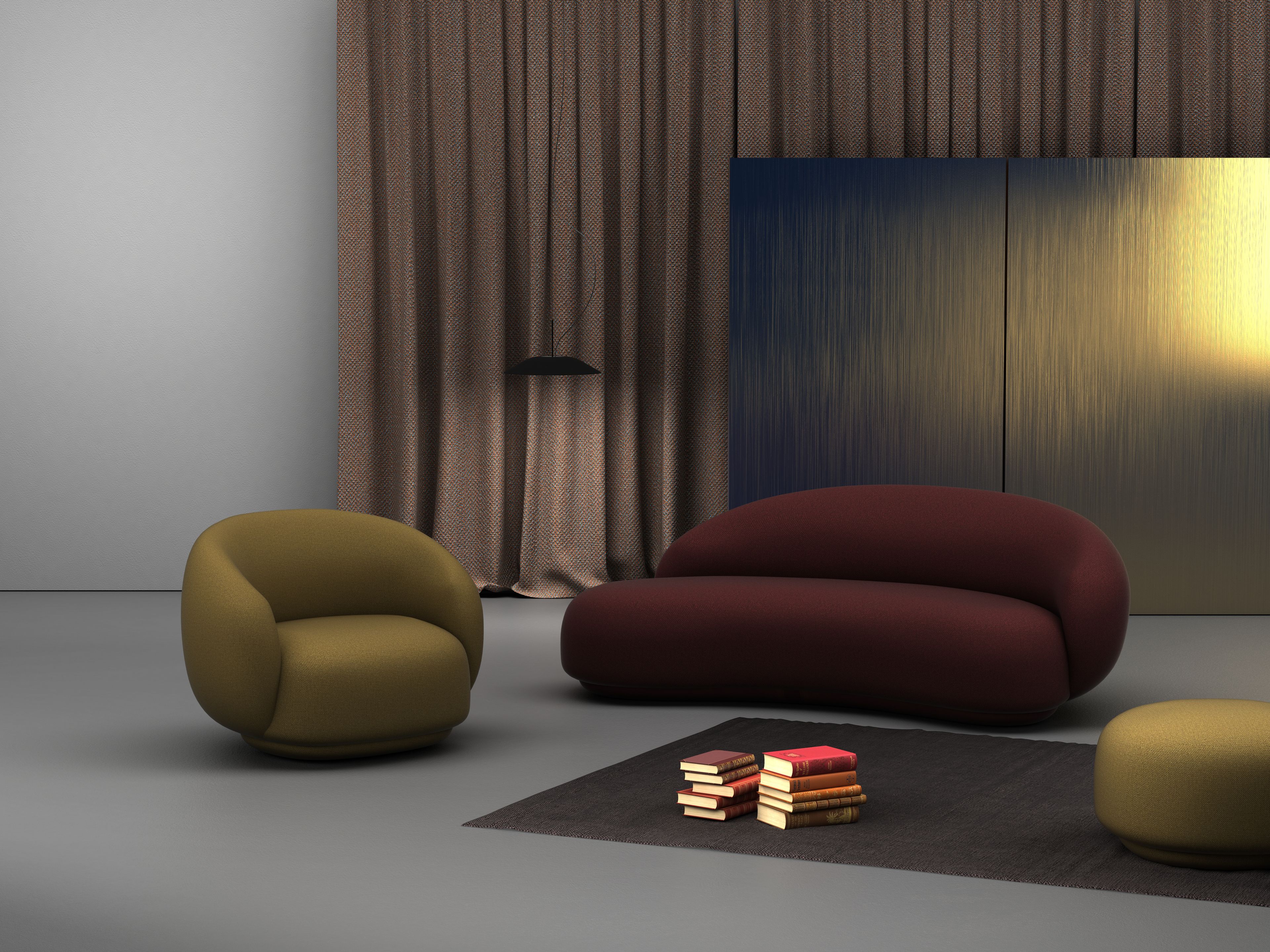 3-местный тканевый диван Tacchini Julep ARCH-00091835 - Вид №4