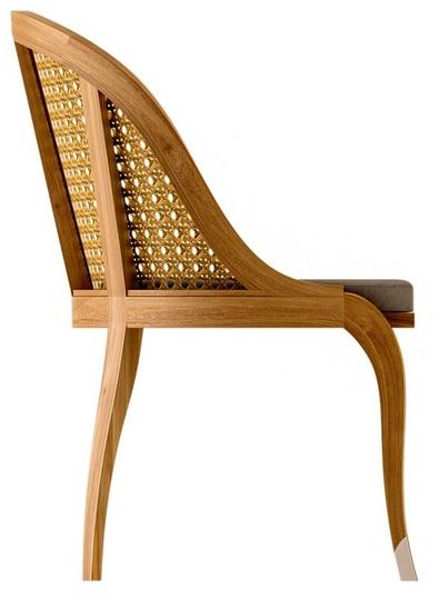 ASTELLO Садовый стул из тика Tulipe Tu.sc1.f1 - Вид №3