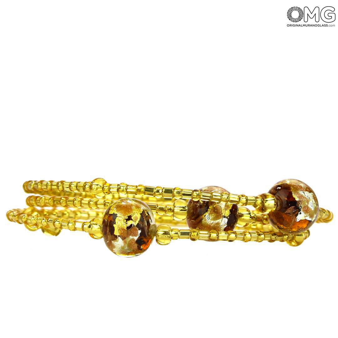 4770 ORIGINALMURANOGLASS Браслет Беззаботность - Коллекция Antica Murrina - муранское стекло Original Murano Glass OMG 7 см  - Вид №1