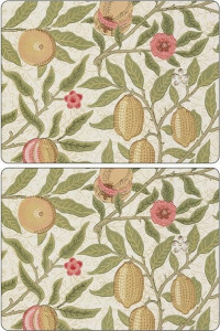 10579818 Pimpernel Набор подставок под горячее Pimpernel "Фрукты, бежевый фон" 30,5х23см, 6шт Пробка