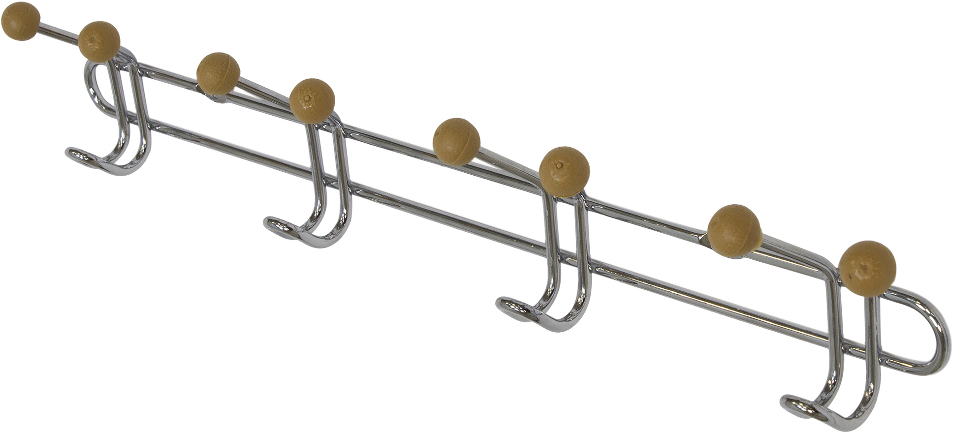 АКВАДЕКОР Планка с 4 крючками для полотенец в ванную комнату 18178931