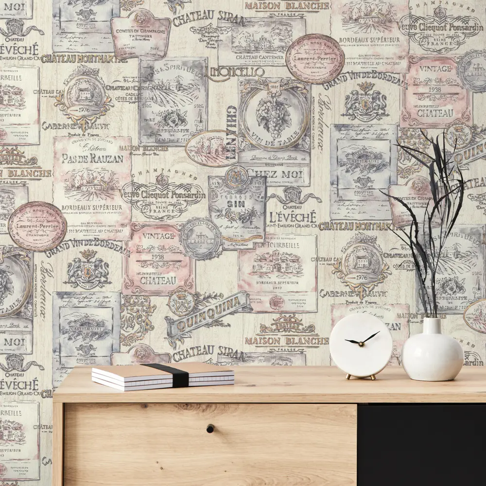 Обои флизелиновые Euro Decor Bordeaux бежевый 1.06 м ED7220-01 88762124 STLM-2160809 - Вид №2