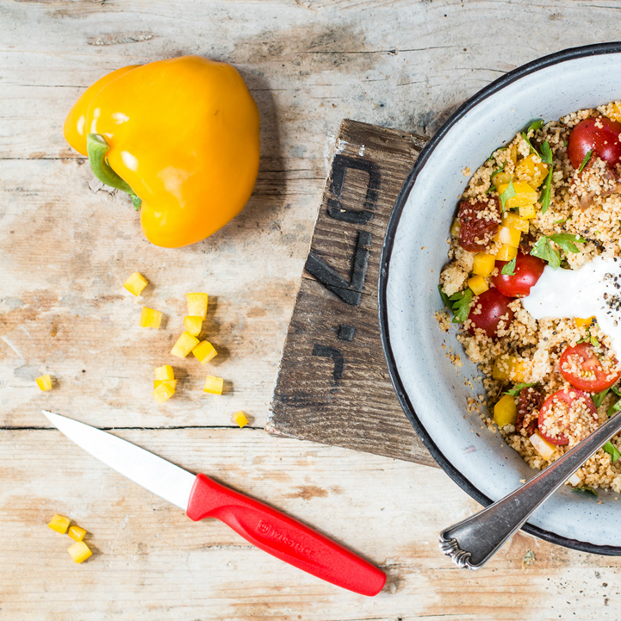 Нож для чистки овощей Sharp Fresh Colourful, 8 см, черная рукоятка WUESTHOF W3043 - Вид №1